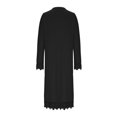 thumbnail image 4 of Chiccall Women’s 2025 Fall Fashion Long Cardigan Casual Soft Knit Ribbed Crochet Cardigan for Women Long Sleeve Open Front Elegant Coat with Pockets, 4 of 7