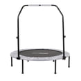 thumbnail image 1 of HolaHatha Trampoline D\'entraînement Physique Pliable avec Poignée Réglable, 40 Po., Blanc, 1 of 6