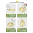 thumbnail image 6 of FeiFu Collapsible Portable Pet Water Bottle Outdoor Travel Drinking Fountain Leak-Proof Lightweight Water Dispenser for Dogs Cats Walking Hiking, 6 of 6