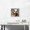 thumbnail image 2 of ARTCANVAS Cavalier King Charles Spaniel Dog Breed Blue Canvas Art Print - Size: 12" x 12" (0.75" Deep), 2 of 9