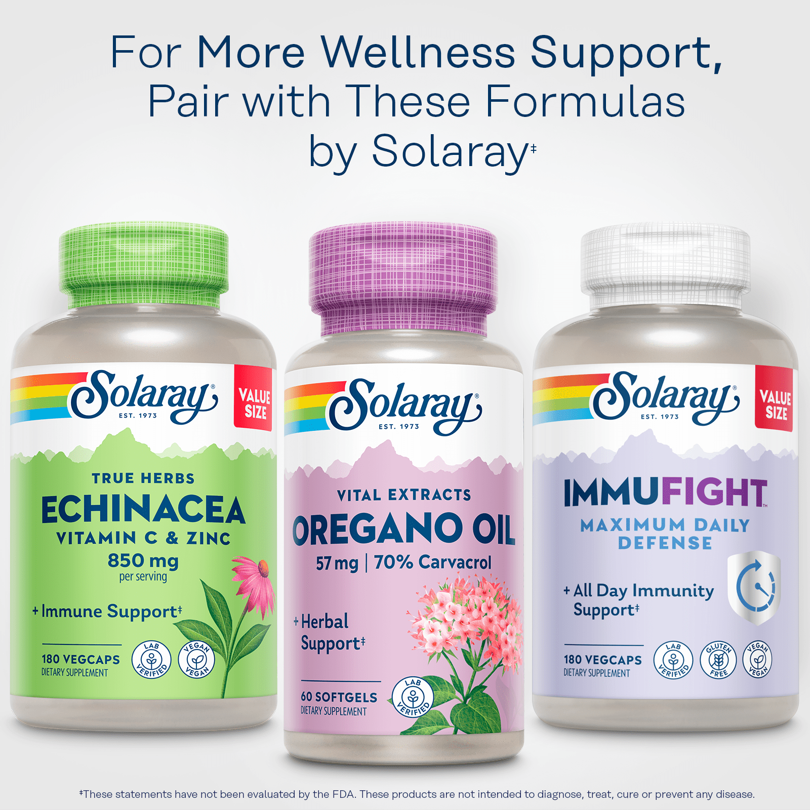 Solaray Oregano Oil 70% Carvacrol Supplement | 60 Count