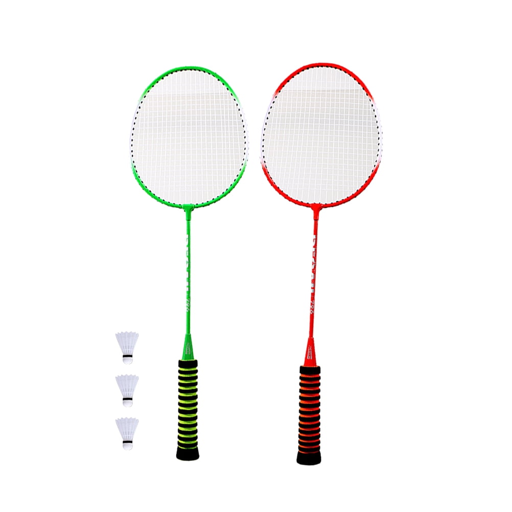 Badminton Racket & Shuttlecock Set Pro Raquet Adults Children Kit Game Garden 