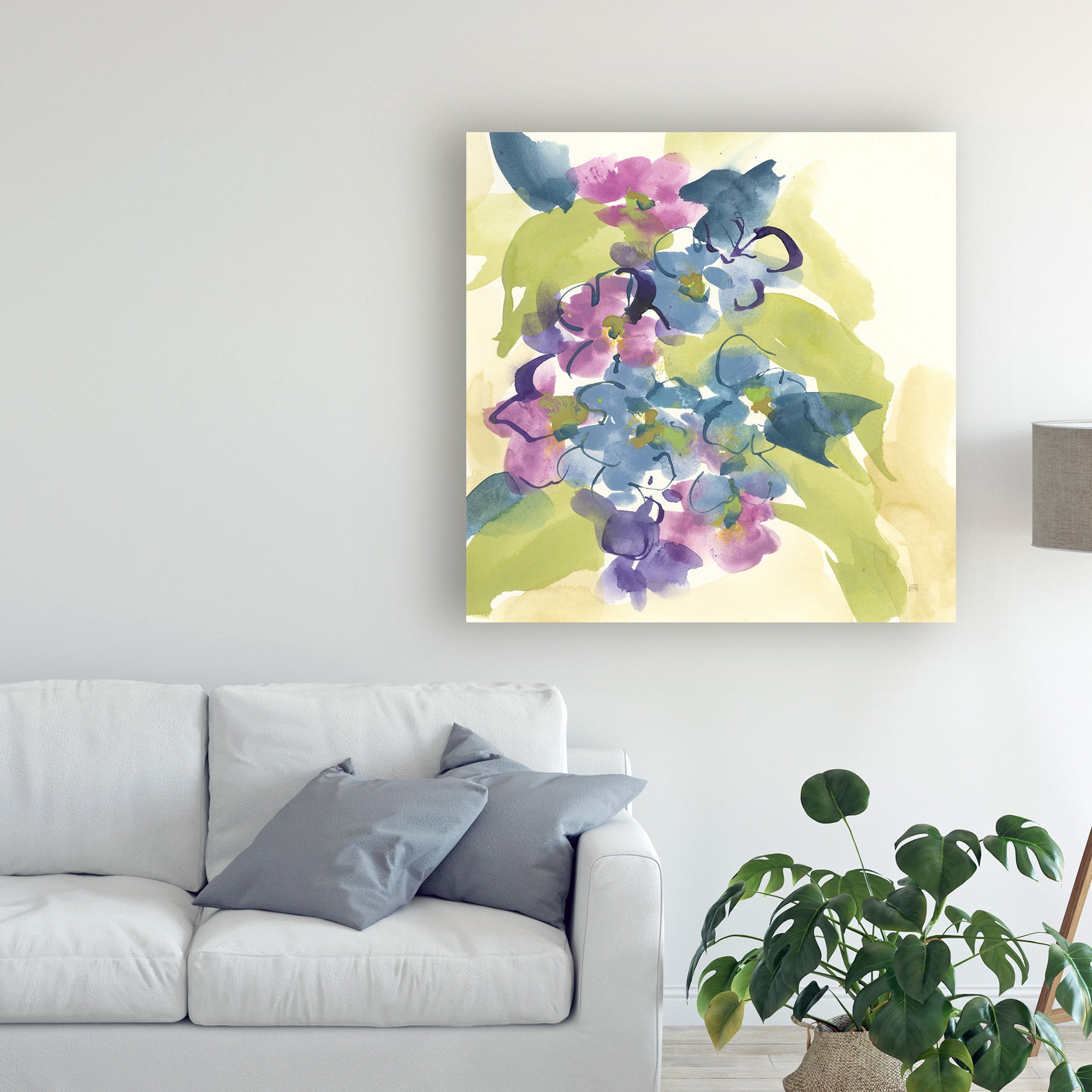 Trademark Fine Art 'Cool Spring Bouquet 2' Canvas Art by Chris Paschke