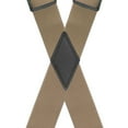 thumbnail image 5 of MOJOGO Mens Suspenders Vintage X-Back Adjustable Elastic Strap Suspenders for Men Heavy Duty with 4 No Slip Clips Beige Free Size, 5 of 5