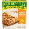 thumbnail image 6 of (8 pack) Nature Valley Soft-Baked Oatmeal Squares, Peanut Butter Breakfast Snacks, 6 ct, 7.44 OZ, 6 of 13