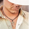 thumbnail image 4 of Montana Silversmiths Men's Faded Glory Flag Cross Necklace NC3771BLB, 4 of 8