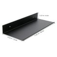thumbnail image 5 of ROSENICE  Black Floating Shelf Shelves Bathroom Extra Strong, 5 of 8