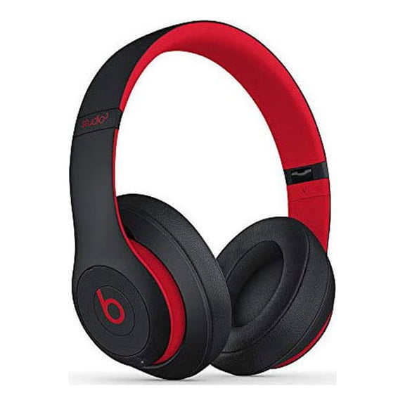Beats Studio3 Wireless Noise Cancelling Headphones with Apple W1 Headphone Chip - Defiant Black-Red