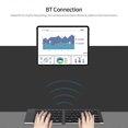 thumbnail image 4 of Wireless BT Keyboard Foldable Wireless Keyboard Portable Ultra Slim BT Keyboard for Windows/Android/iOS Gold, 4 of 5