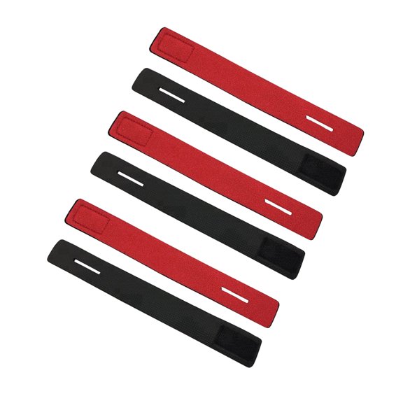 6Pcs Fishing Rod Belt Stretchy Fishing Rod Wrap Strap Elastic Rod Tie Fishing Rod Strap Adjustable Fishing Rod Tie