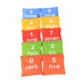 thumbnail image 1 of 10x Número de bolsas de frijoles Bolsa de juego Equipo de juego Educational Actividades de aprendizaje Education Juego de cornhole para preescolar de, 1 of 8