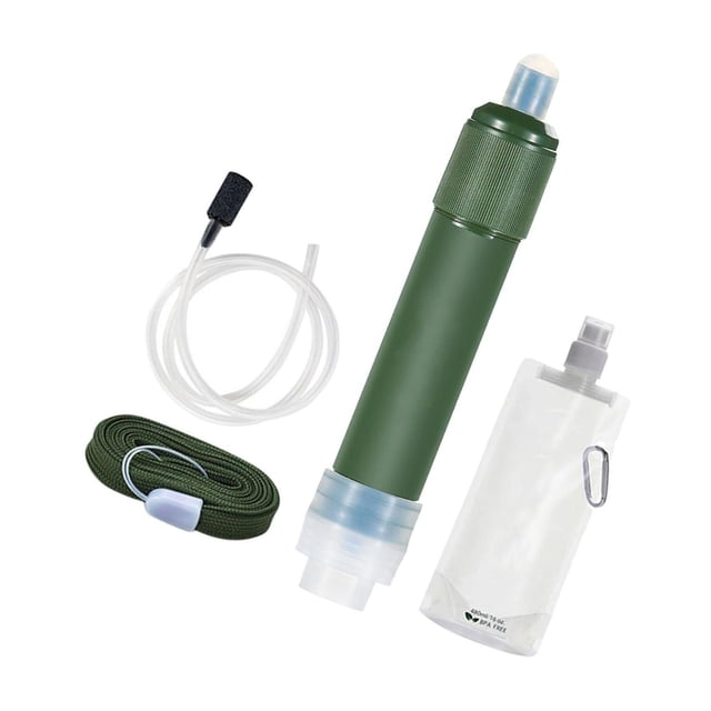 Guardoinrt Purificateur d'Eau de Survie Compact pour Extérieur Système de Filtration Équipement de Randonnée