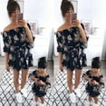 thumbnail image 1 of Robe Familiale Mère et Fille Tenues Florales Assorties Vêtements Robes, 1 of 5
