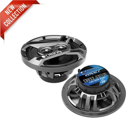Orion CB653 Cobalt Series 6.5" 3-Way 240W Max 4-Ohm Coaxial Speakers (Pair)