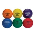 thumbnail image 2 of S&S Worldwide Gator Skin Softi-5 Balls. Assorted Color 5" PU Coated Balls with Soft Foam Core, Kid Safe, No-Sting Balls for PE Games, After School Programs, Dodgeball, and Birthdays. Set of 6., 2 of 7