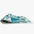 thumbnail image 3 of Simply Daisy 4' x 6' Explorer Blue Flower Forest Spring Chenille Indoor/Outdoor Rug, 3 of 3