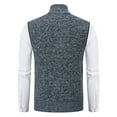 thumbnail image 6 of Kcodviy Mens Autumn And Winter Printed Pocket Knitted Wool Cardigan Vest Sweater Vest Sweaters For Men Mens Cardigan Sweaters With Buttons Mens Sweater Casual Sweaters For Men Boys Sweater Vest F, 6 of 6