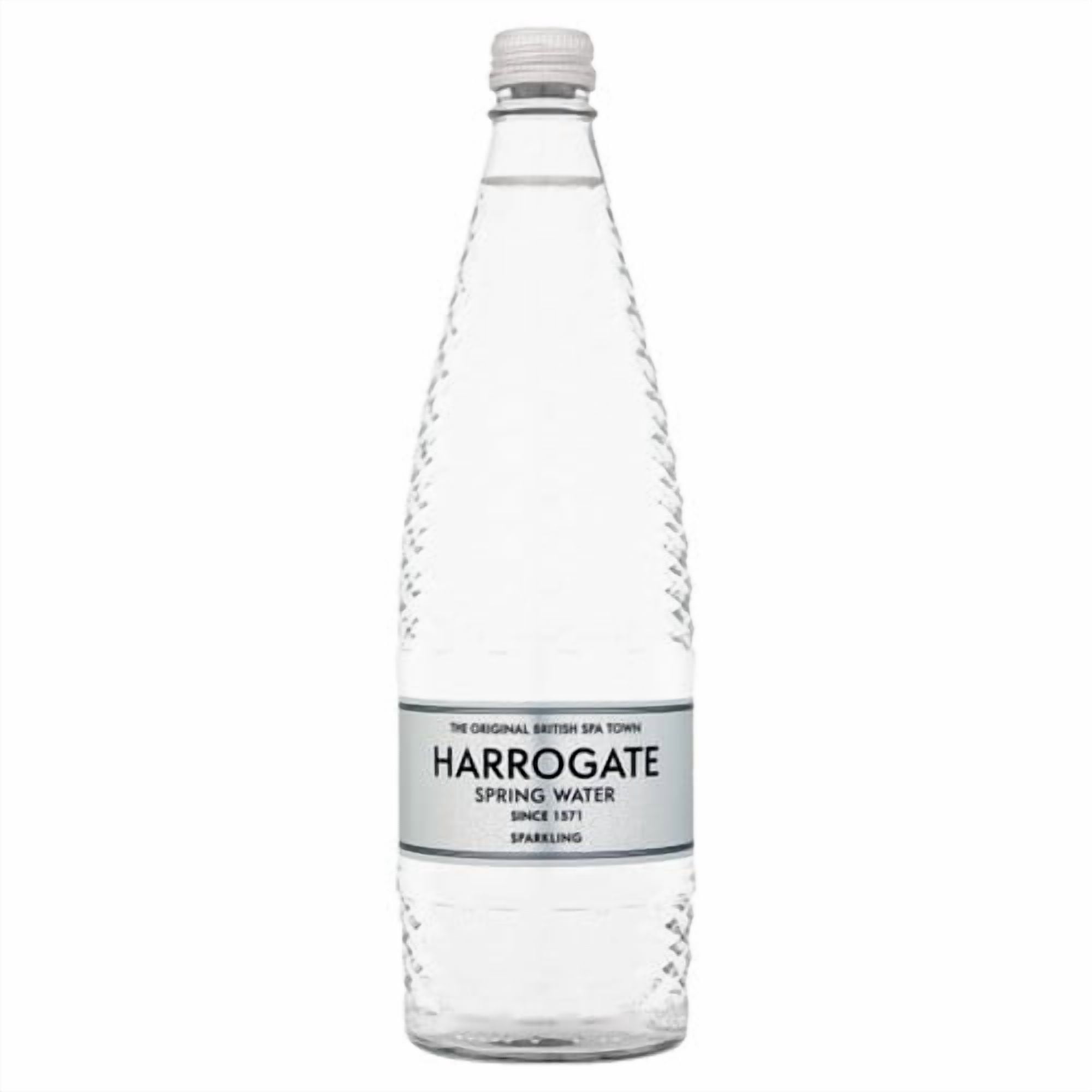 Harrogate Spring Water Sparkling Glass Bottle 750ml, British Import (Pack of 3)