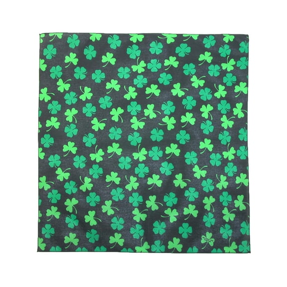 CTM St. Patricks Day Shamrock Print Holiday Bandana