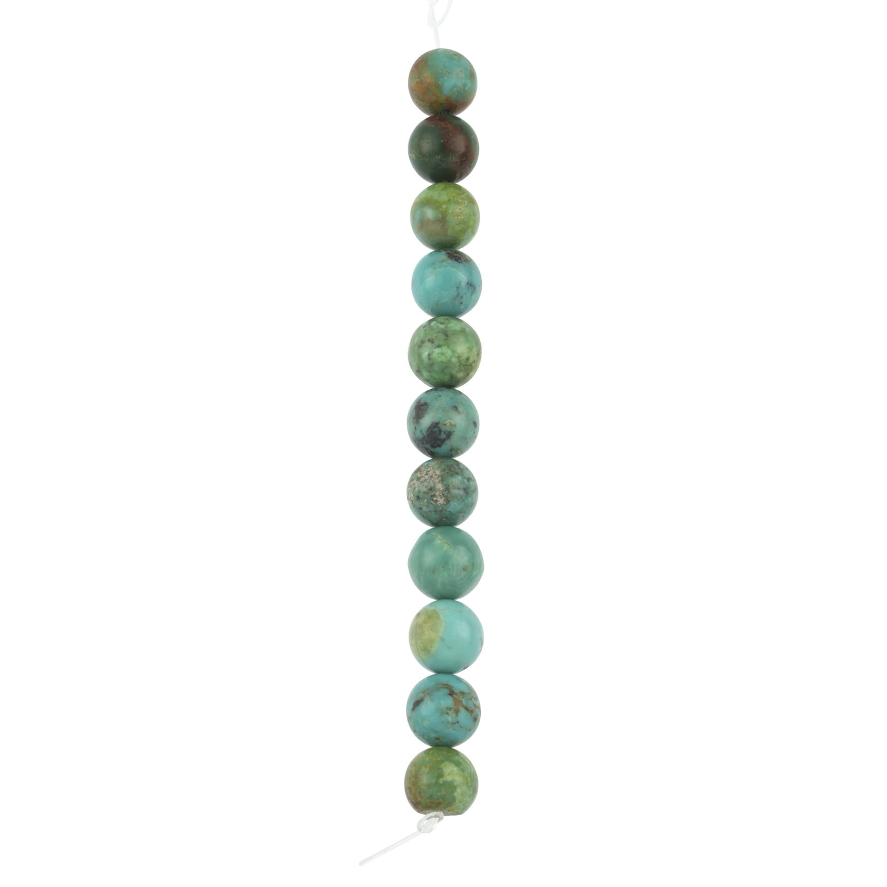 Turquoise Round Beads - 7.5mm by Bead Landing 11pc