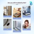 thumbnail image 4 of Silicone Weather Stripping for Doors, Door Bottom Seal Strip, Windproof Soundproof Draft Stopper, Adhesive Seal for Window Gaps, 1X Door And Window Sealing Strips, 4 of 7