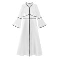 thumbnail image 5 of inhzoy Clergy Robe For Women  Loose Fit Church Pastor Maxi Dress Minister Choir Robe Long Dress White XL, 5 of 7