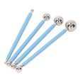 thumbnail image 3 of Ccdes Fondant Decorating Tools,Fondant Tools,4Pcs Fondant Ball Tool 2 Way Stainless Steel Ball Nonslip Handle Food Grade BPA Free Metal Ball Fondant Tool, 3 of 8