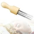 thumbnail image 4 of Punch Needles Tools Wooden Handle for Make Beautiful Felt Animals & Zulema Punzón de bordado, 4 of 8
