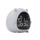 thumbnail image 1 of Reloj despertador inteligente gris creativo para estudiantes, reloj Digital de escritorio con Control de voz recargable, cuenta atrás, reloj despertador para niños con dibujos animados, 1 of 2
