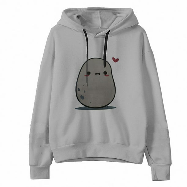 Puntoco moda mujer Casual suelta manga larga rayas estampado sudadera tops Puntoco Puntoco-117