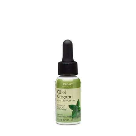 GNC Herbal Plus Oil of Oregano | Supports General Well- Being, Vegetarian