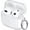 Clear Glitter, variant on For Airpods 4 Case Clear Glitter,Sparkle Bling Design for Airpods 4th Generation Cover 2024,Full Protective Shockproof Soft TPU for Airpod 4 Charging Skin with Carabiner Women Girlrs-Clear