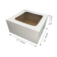 thumbnail image 5 of 12" x 12" x 6" White Cake Boxes with Windows Way To Celebrate (2 Count), 5 of 5