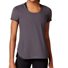 ★ ★ Women's Liquid CK Crop Short Sleeve T-Shirt Calvin Klein Liquid Jersey Knit Lounge Top, M, Provoke