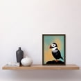 thumbnail image 2 of Cute Puffin Bird on Rock Modern Print Illustration Artwork Framed Wall Art Print A4, 2 of 4