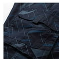 thumbnail image 6 of Penkiiy Mens Shorts Cargo Men's Stripe Directional Sign Work Shorts Mid-waist Multi-pocket Five-piece Pants Casual Shorts Pants Dark Blue Shorts, 6 of 9