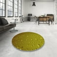thumbnail image 4 of Ahgly Company Tapis d'Intérieur Lavables en Machine, Rectangle Transitionnel Brun Bronze Foncé, 2' x 3', 4 of 7