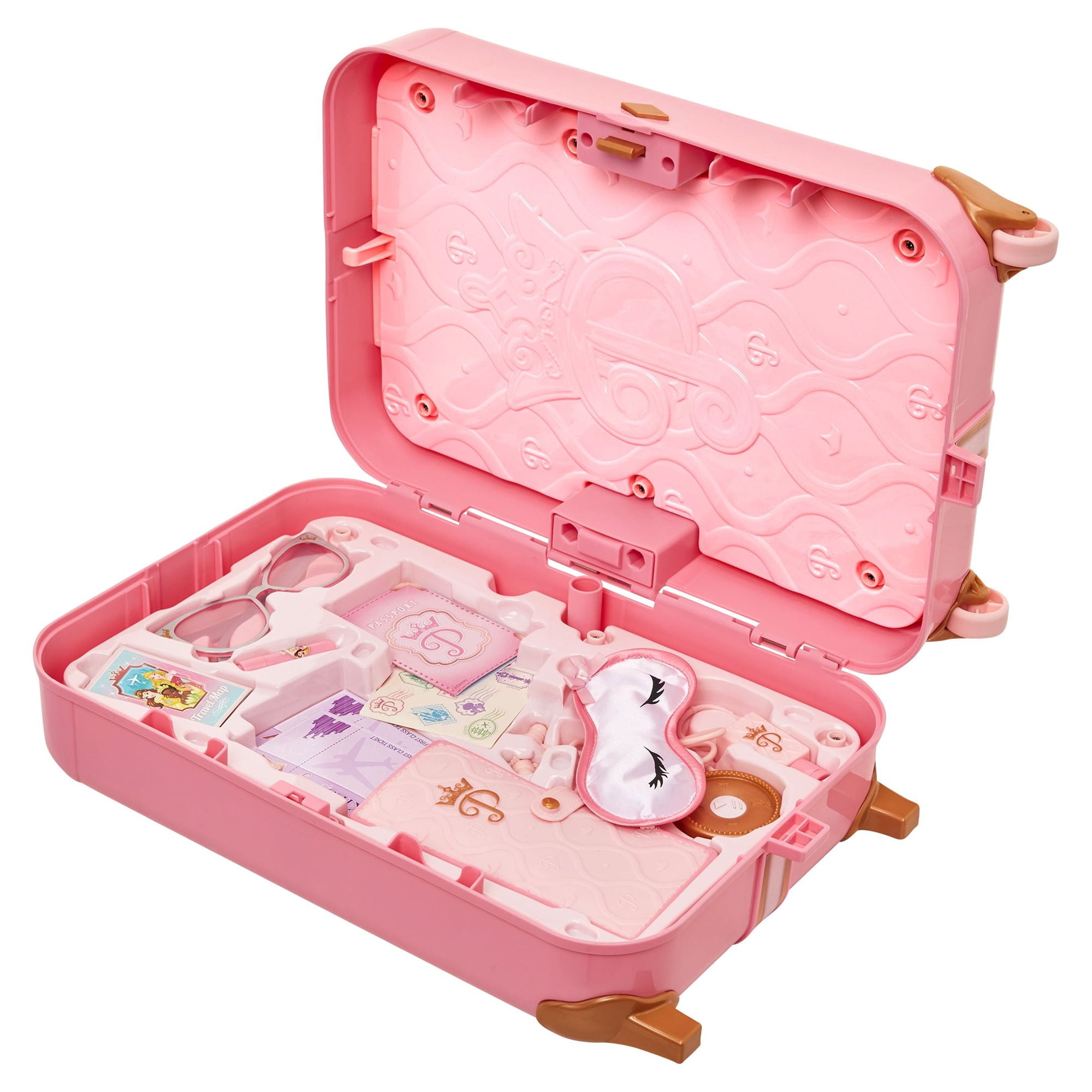 Disney Princess Kitchen Set Non Toxic Plastic Toy in Suitcase for Kids and  Girls