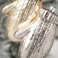 thumbnail image 2 of 5"H Sullivans Brushed Silver Mitten Christmas Ornament Set of 2, 2 of 4