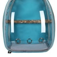 thumbnail image 1 of Maoww Bird Carrier Cage Shoulder Bag Pet Parrot Travel Clear Backpack Light Blue, 1 of 7