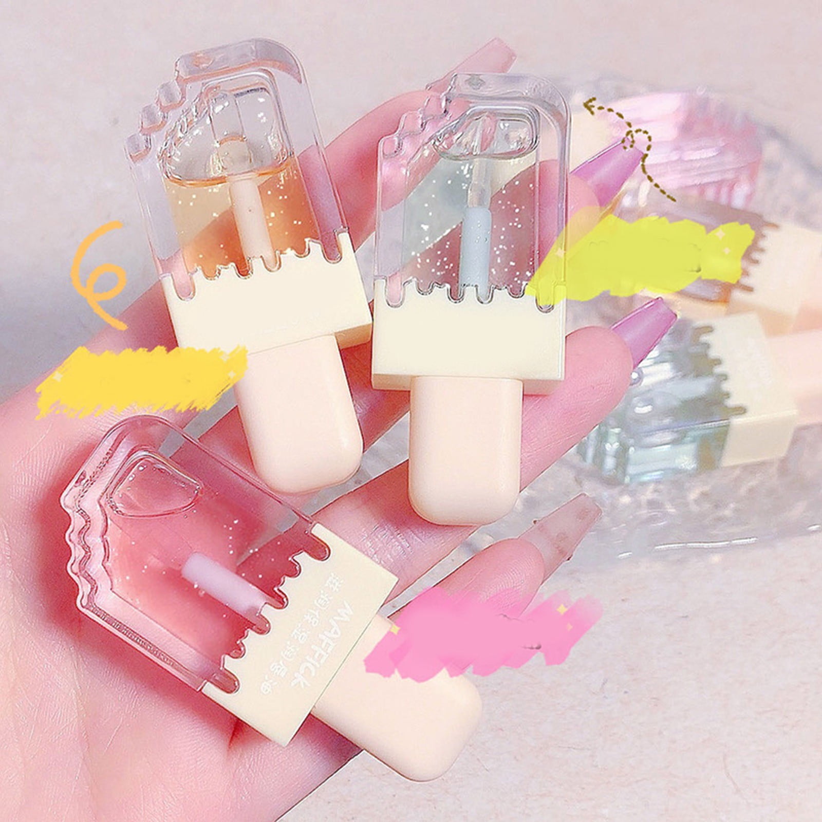 Lip Gloss Lip Plumping Lip Gloss Clear Lip Gloss Base Gel Clear Lip Glitter Lip Gloss for Kids 10-12 Glossy Lipstick Lip Gel Ink Vegan Lip Gloss Base Clear Lip Gloss for Girls 10-12 Lip Stick