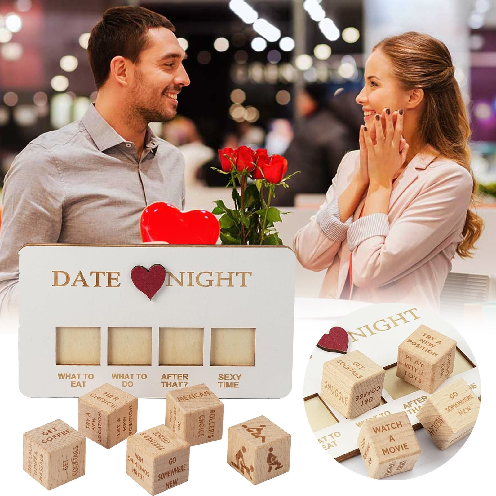 Wood Enchantments Deluxe Date Night Dice Game