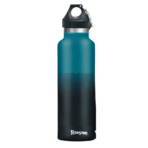Vasos Termico Bloosom Acero Inoxidable Taza Termo Botellas Para Agua Verde Oscuro