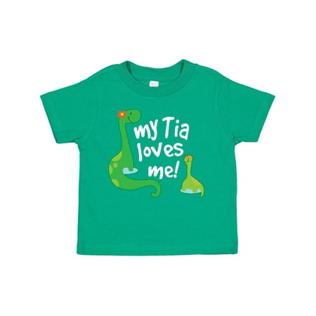 

Inktastic My Tia Loves Me Nephew Gift Toddler Boy Girl T-Shirt