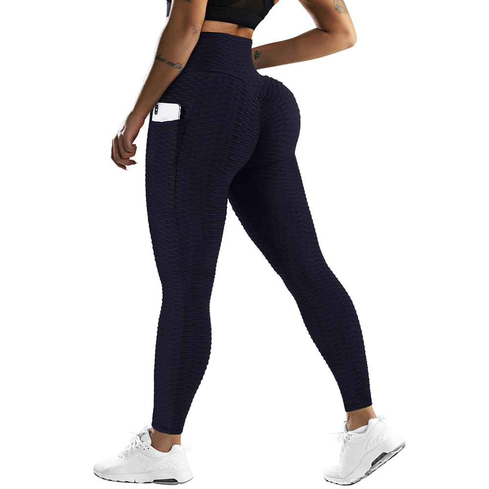 RXRXCOCO Stretchy Workout Women Leggings with Pocket Female Yoga Pants