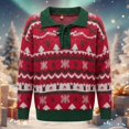 thumbnail image 4 of Christmas Sweaters for Women Sweater Coat Autumn Style Color Pattern Cardigan Knitwear For And Ugly Christmas Sweaters, 4 of 5