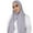 Light Ashy, variant on Ljudmp Non-See Through Instant Jersey Cotton Hijab Scarf for Women Ready to Wear Muslim Hijab Head Scarf Headwrap Neck Cover Black