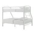 thumbnail image 6 of Powell Kalmia Heavy Metal Kid's Twin over Full Convertible Bunk Bed with Built-In Ladder, White, 6 of 12