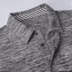 thumbnail image 5 of pstuiky Camisa de manga corta para hombre, Camisa informal de manga corta con cuello redondo y medio botón para hombre camisetas de hombre xxl, 5 of 7