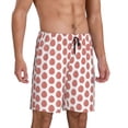 thumbnail image 2 of Balery Easter eggs Pattern Men's Cotton Knit Pajama Shorts Waistband & Pockets,Short Pajama Pants-Medium, 2 of 6